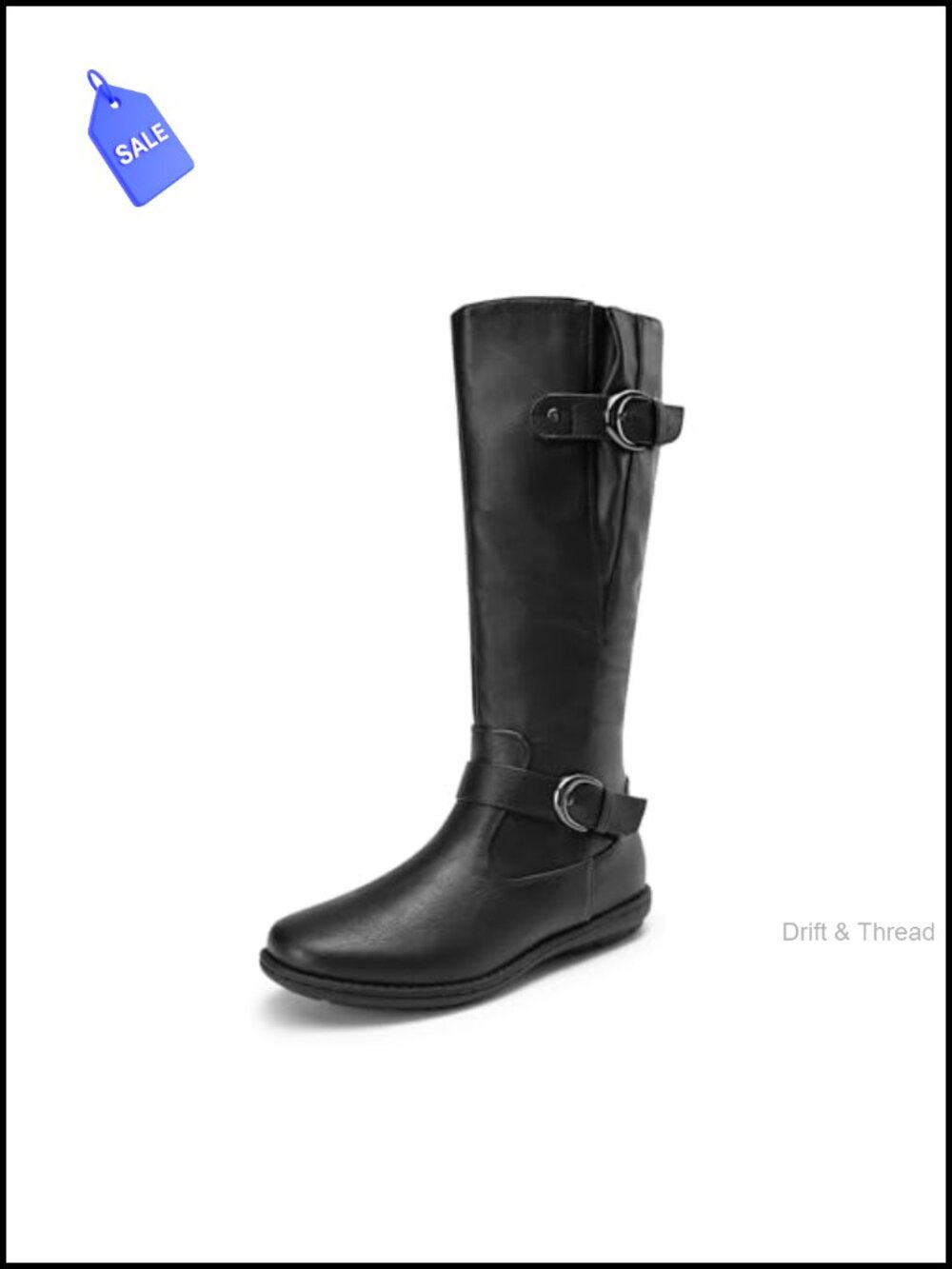Women's Knee High Winter Boots Faux Fur Lined Tall Zip Combat Boots
